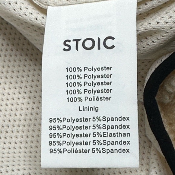 STOIC 1/2 Zip Sherpa Pullover brown black sweater Size XL High Pile Fleece MTN - Picture 12 of 14